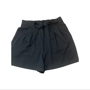 Women’s chiffon high waisted tie shorts